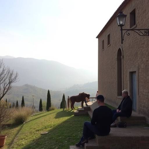 Retiro de silencio en un monasterio restaurado en la campi&ntilde;a espa&ntilde;ola